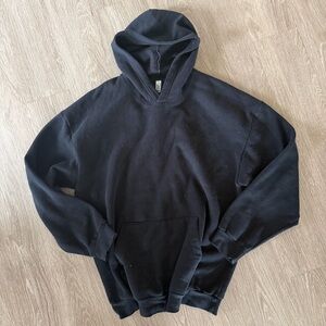 American Apparel black pullover hoodie XL